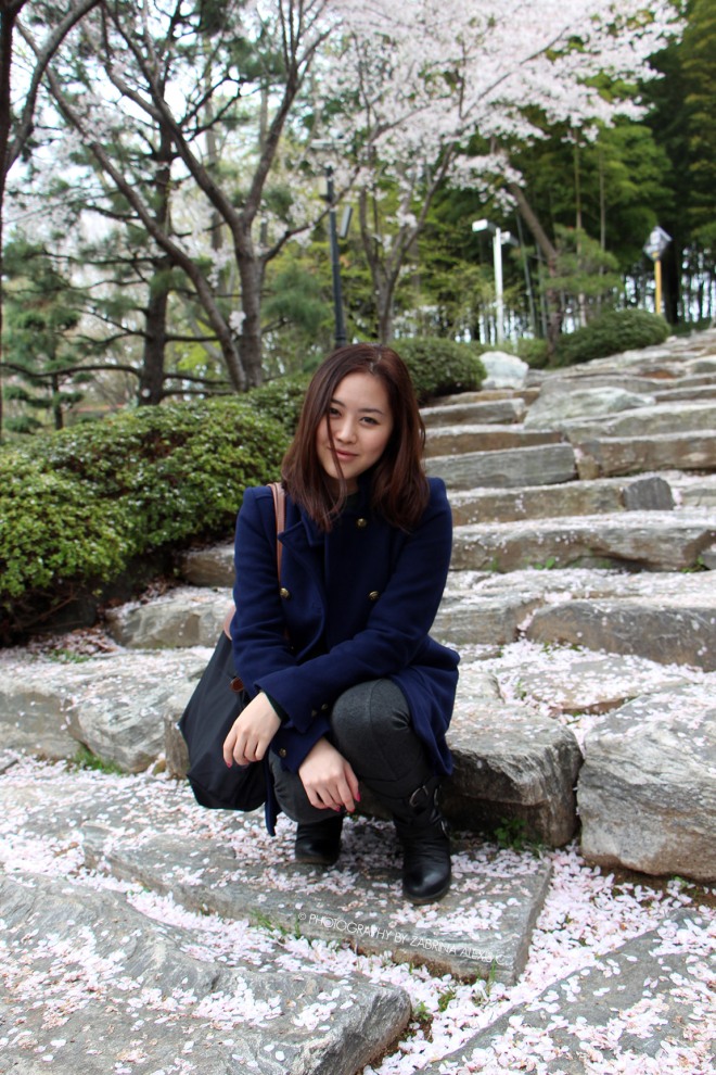 Busan Museum Cherry Blossoms Garden 부산시립박물관 Zabrina Alexis Chew Travel Blog