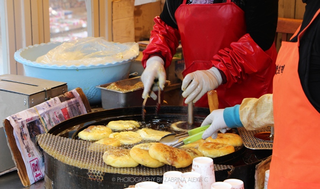 Korean Street Food Hotteok Sweet Pancake Food Travel Blog